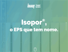 Tablet Screenshot of isopor.com.br